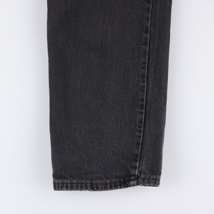 90'S Wrangler Black Denim Tapered Denim Pants Men's W34 Vintage unclear black type Vintage Second Hand