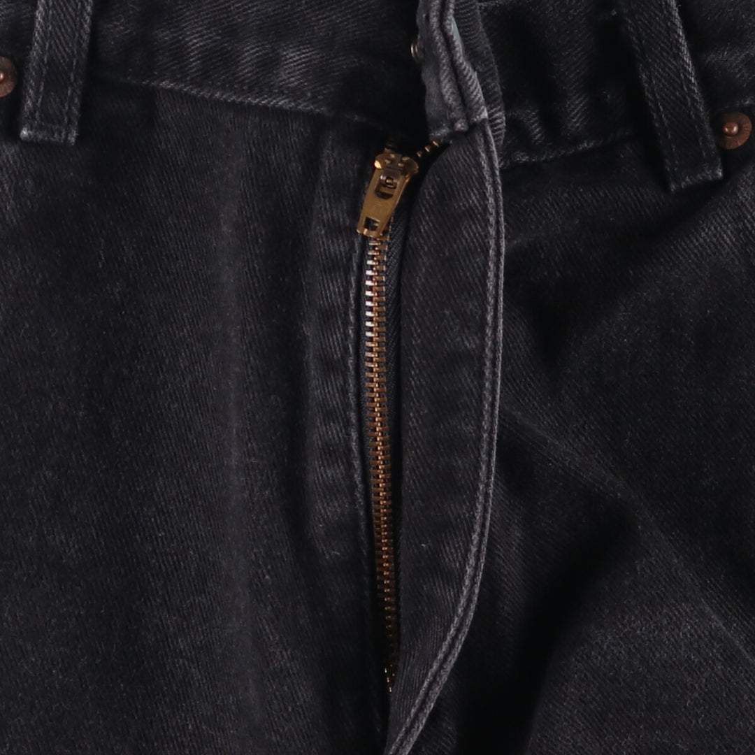 90'S Calvin Klein Jeans Black Denim Tapered Denim Pants, Made in Canada, Men's, Size W33, Vintage cotton black type Vintage Second Hand