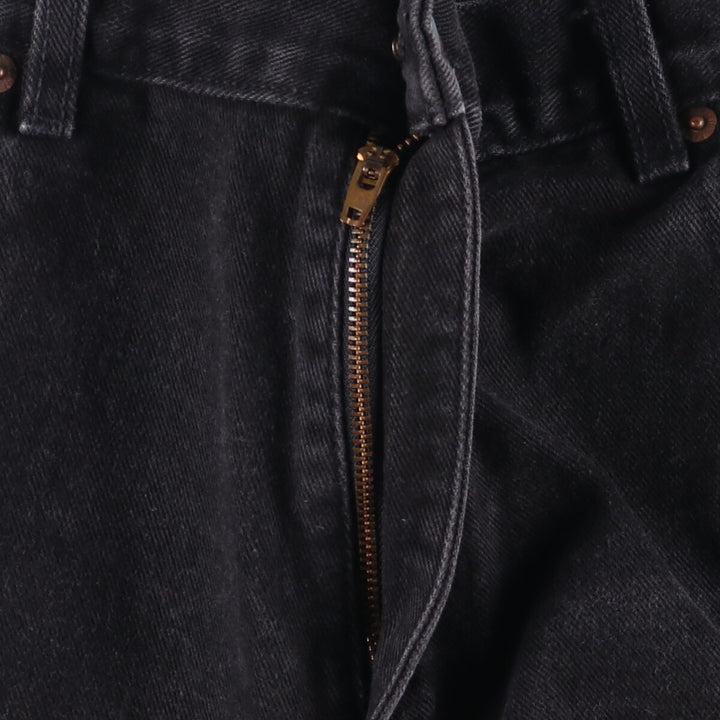 90'S Calvin Klein Jeans Black Denim Tapered Denim Pants, Made in Canada, Men's, Size W33, Vintage cotton black type Vintage Second Hand