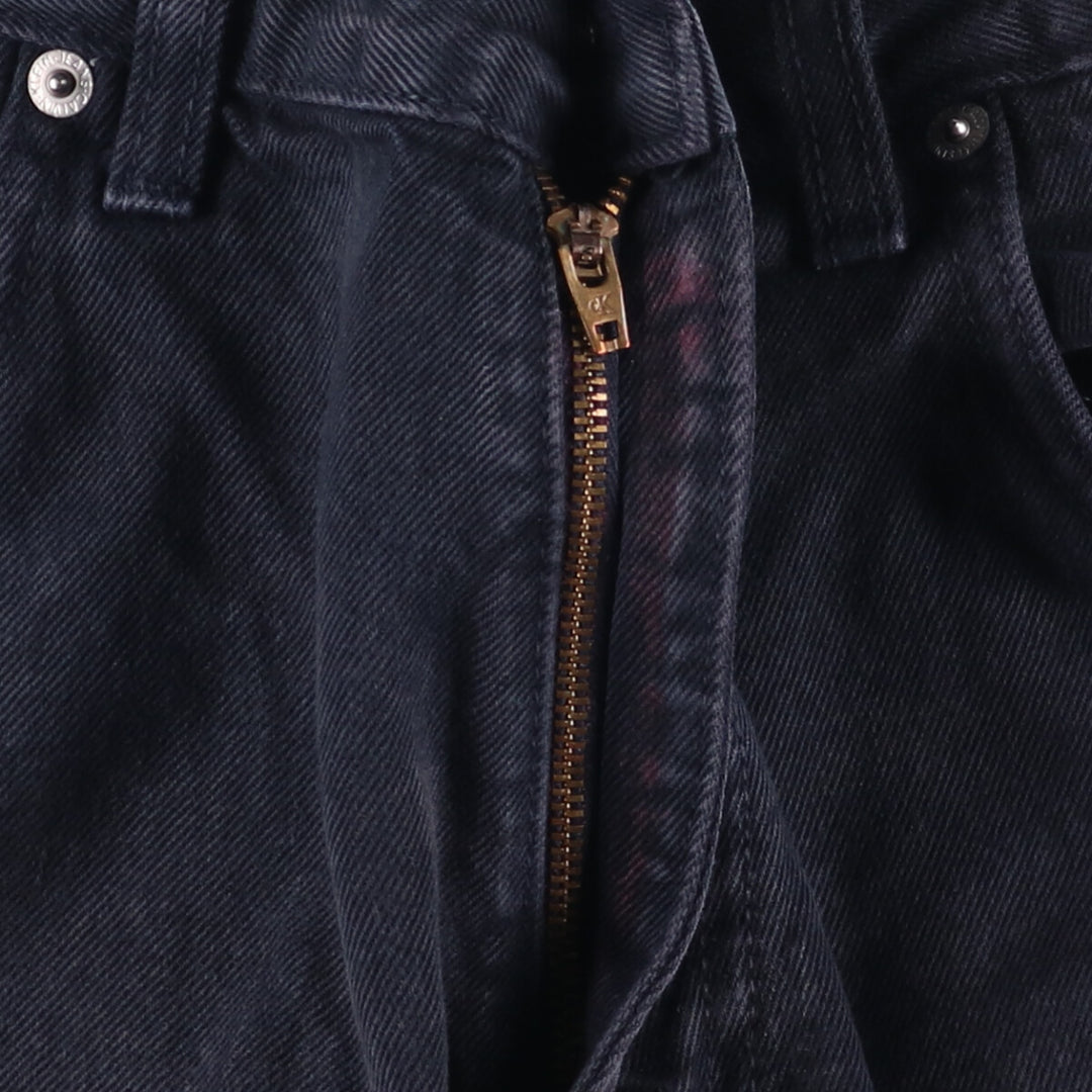 Calvin Klein Jeans Men's Black Straight Denim Pants, Size W30 cotton black type Vintage Second Hand