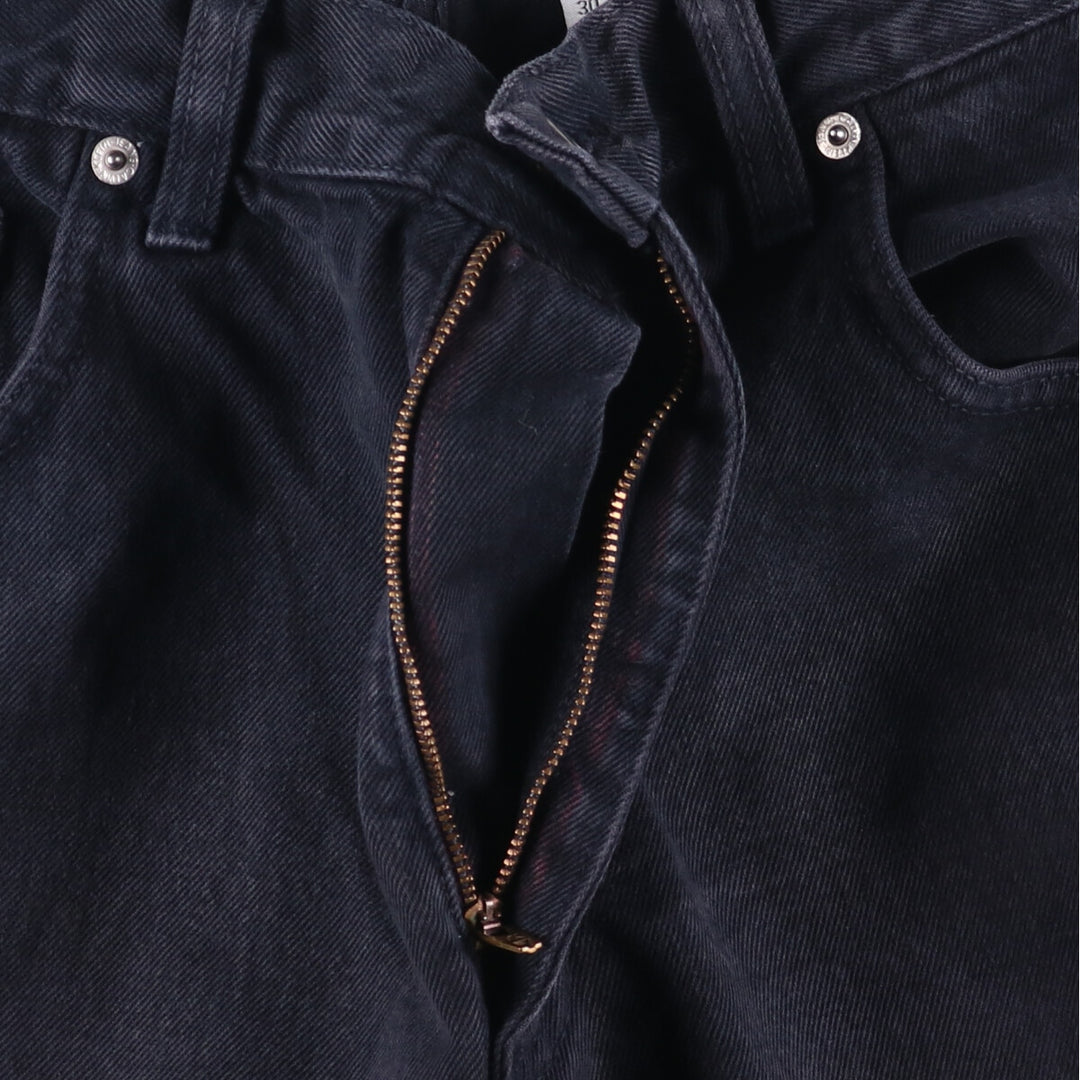 Calvin Klein Jeans Men's Black Straight Denim Pants, Size W30 cotton black type Vintage Second Hand