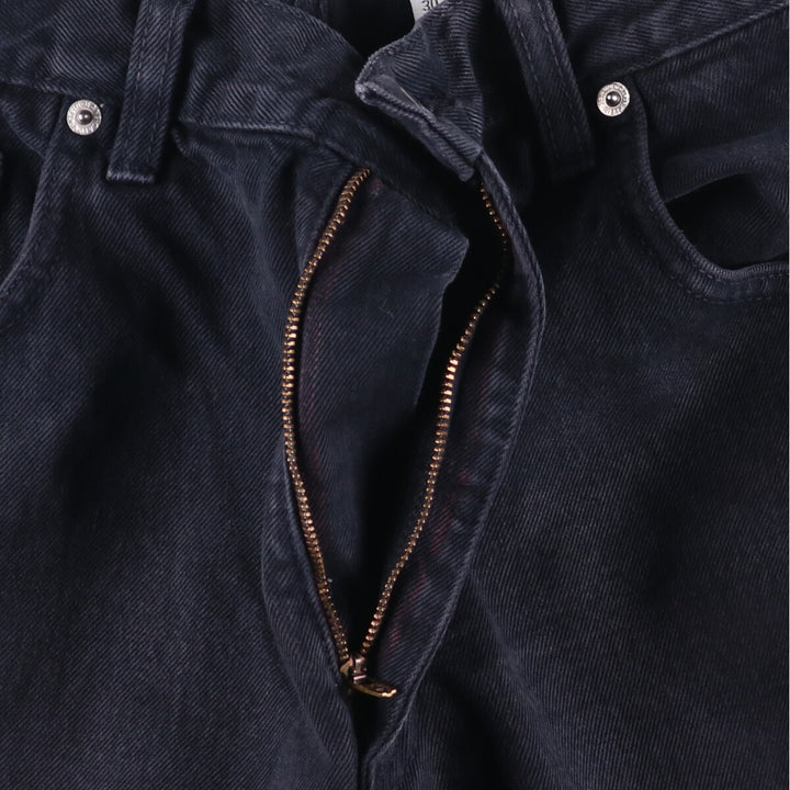 Calvin Klein Jeans Men's Black Straight Denim Pants, Size W30 cotton black type Vintage Second Hand