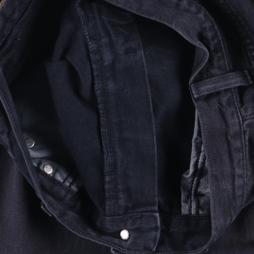 Calvin Klein Jeans Men's Black Straight Denim Pants, Size W30 cotton black type Vintage Second Hand