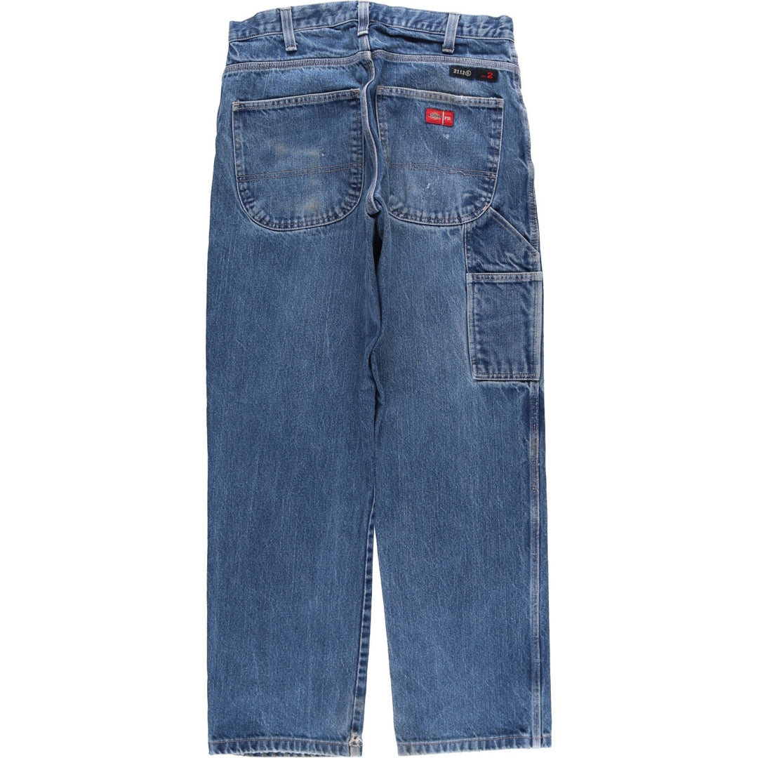 Dickies FR Denim Painter Pants, Men's, Size W32 cotton blue type Vintage Second Hand