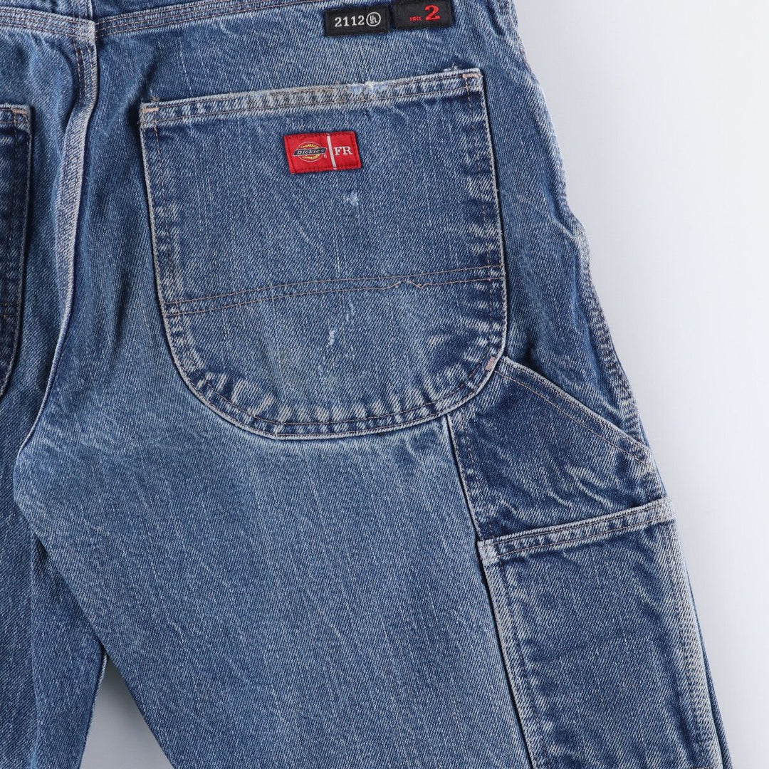 Dickies FR Denim Painter Pants, Men's, Size W32 cotton blue type Vintage Second Hand