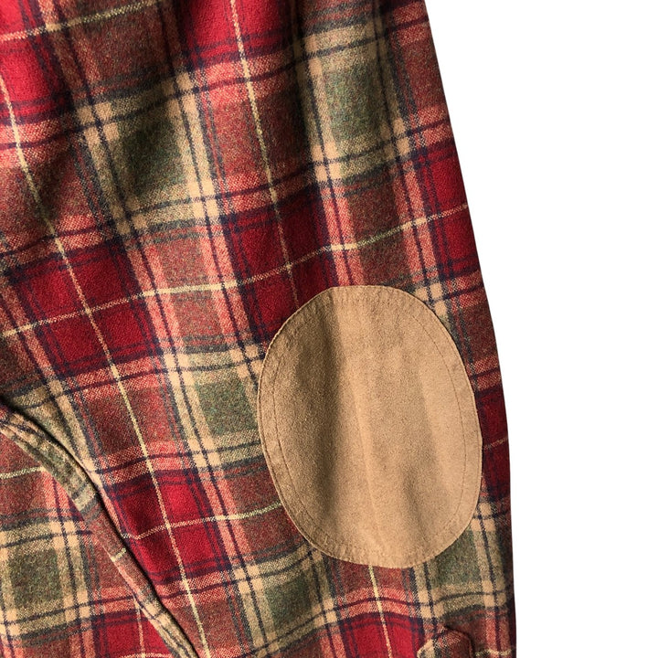 Pendleton Check Pattern Wool Shirt, Men's XL wool wine-red Vintage Second Hand