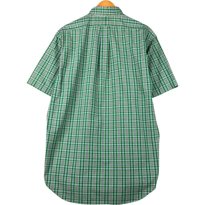 Ralph Lauren RALPH LAUREN GOLF TILDEN short sleeve button down check shirt men's M equivalent cotton green type Vintage Second Hand