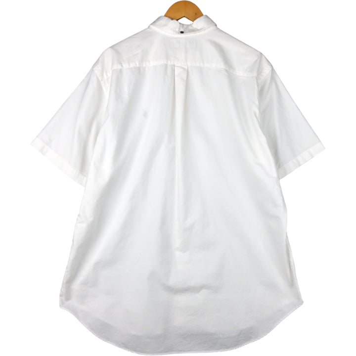 Ralph Lauren Classic Fit short sleeve button down shirt, men's size XL cotton white type Vintage Second Hand