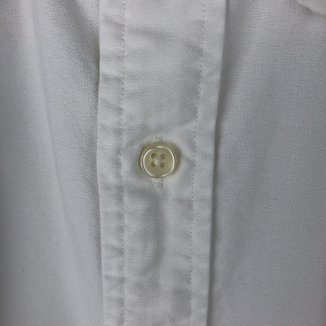 Ralph Lauren Classic Fit short sleeve button down shirt, men's size XL cotton white type Vintage Second Hand
