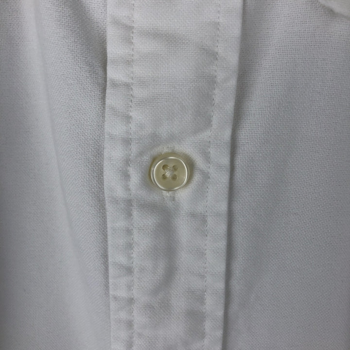 Ralph Lauren Classic Fit short sleeve button down shirt, men's size XL cotton white type Vintage Second Hand