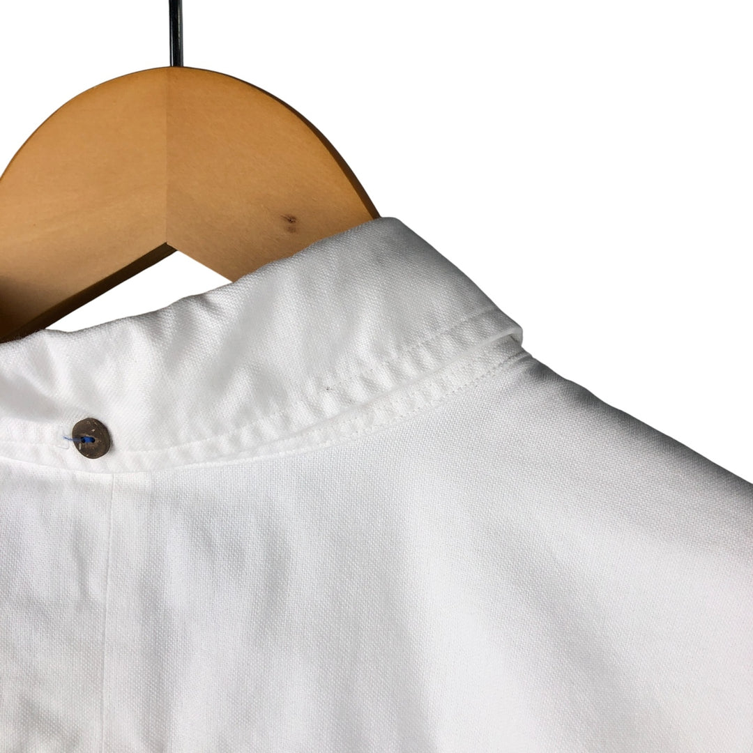 Ralph Lauren Classic Fit short sleeve button down shirt, men's size XL cotton white type Vintage Second Hand