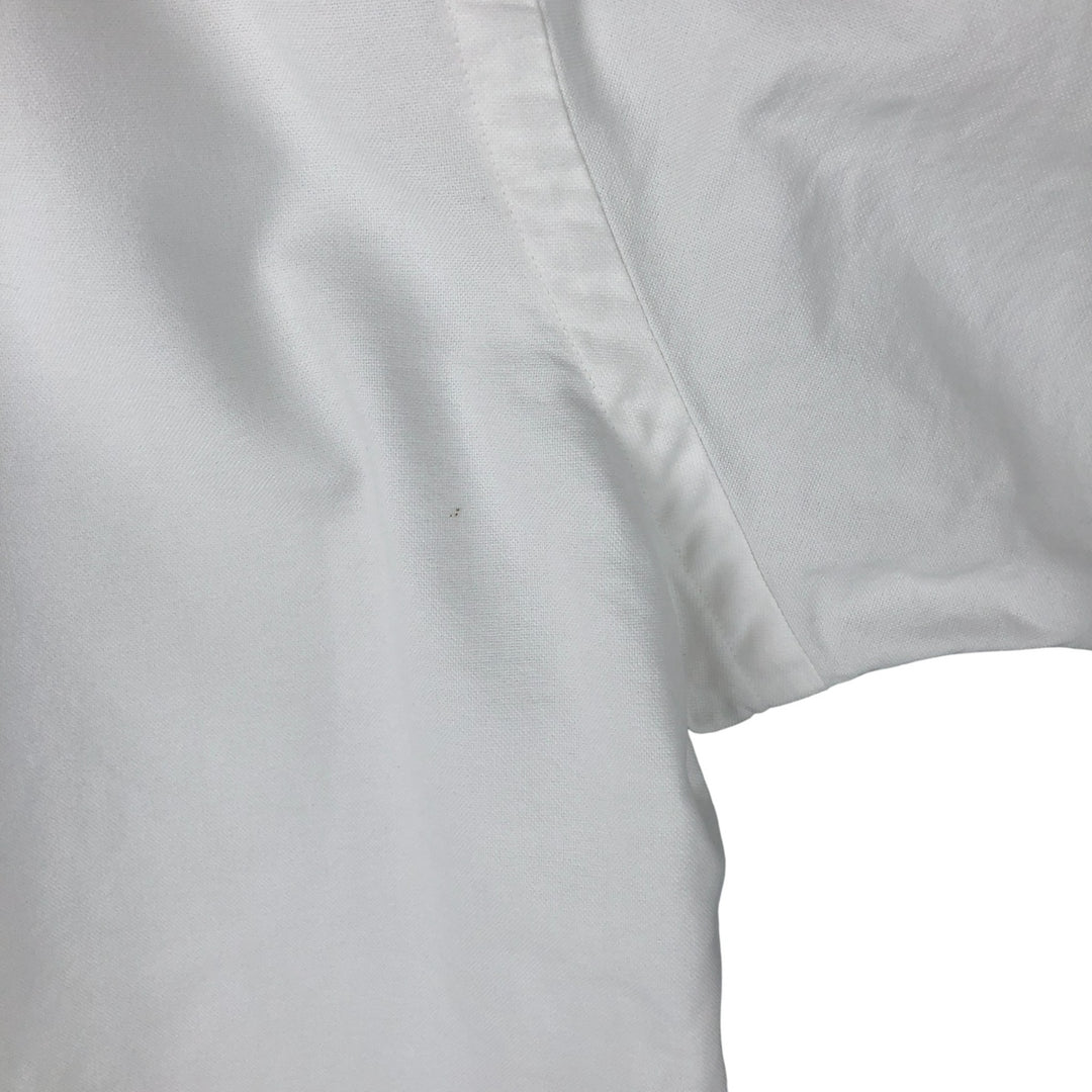 Ralph Lauren Classic Fit short sleeve button down shirt, men's size XL cotton white type Vintage Second Hand