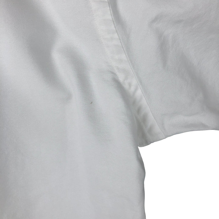 Ralph Lauren Classic Fit short sleeve button down shirt, men's size XL cotton white type Vintage Second Hand