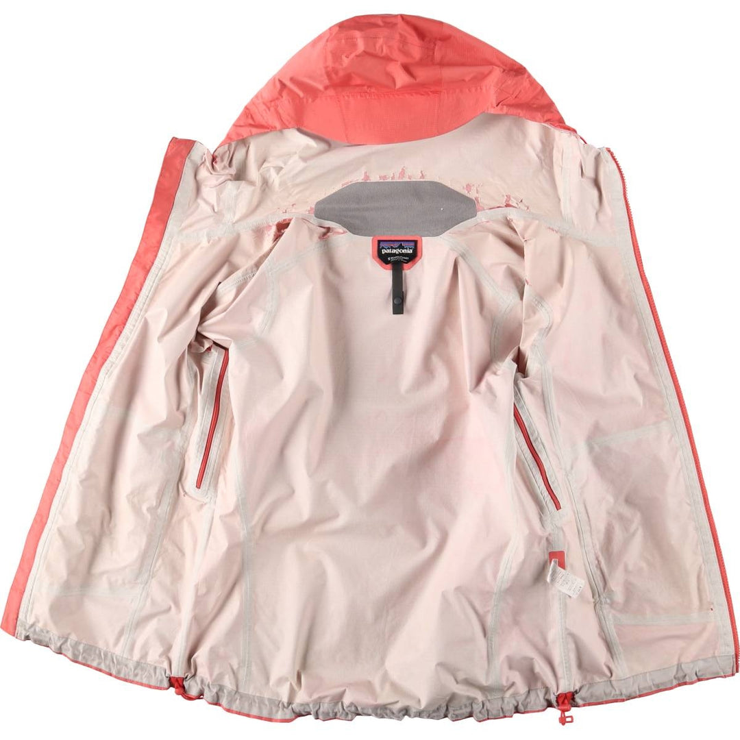 Patagonia Torrent Shell Jacket 83806SP14 Mountain Parka Shell Jacket Women's Size Small Nylon coral Vintage Second Hand