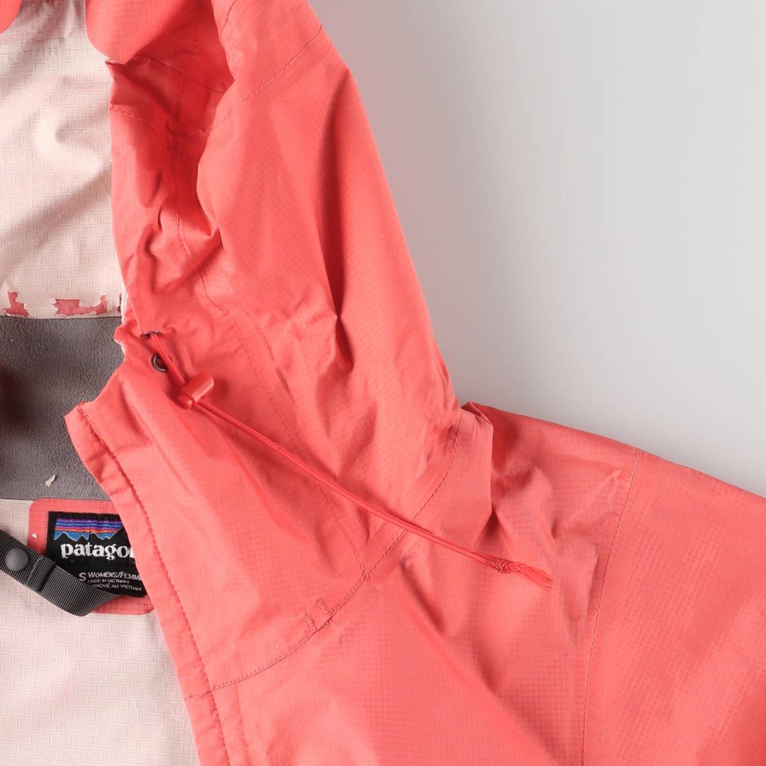 Patagonia Torrent Shell Jacket 83806SP14 Mountain Parka Shell Jacket Women's Size Small Nylon coral Vintage Second Hand