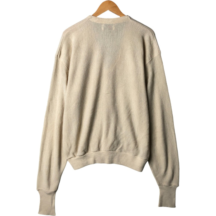 Vintage 80s-90'S Jantzen knit cardigan, made in the USA, men's size XL unclear ivory Vintage Second Hand