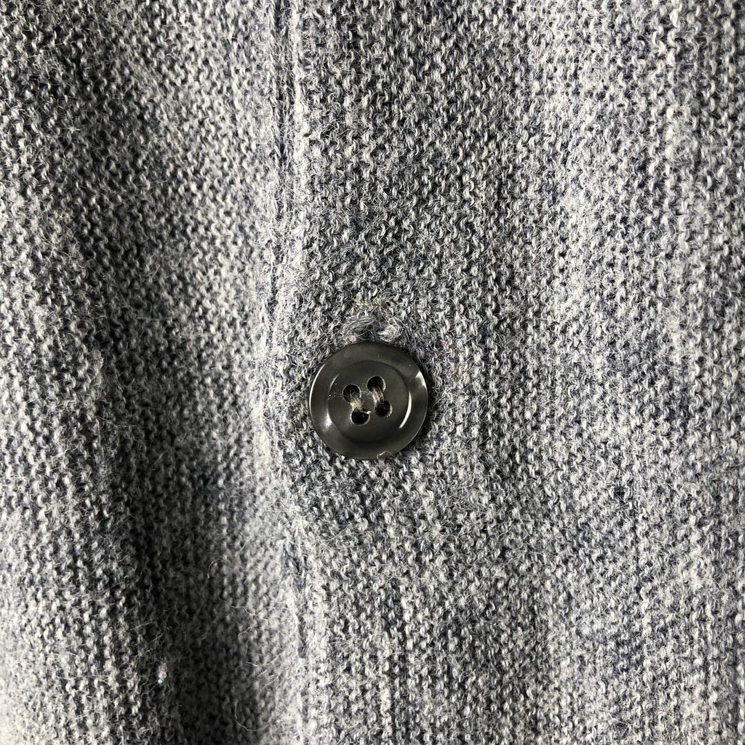 Vintage 80s-90'S OAKTON LIMITED acrylic knit cardigan, made in the USA, men's size XXL acrylic gray type Vintage Second Hand