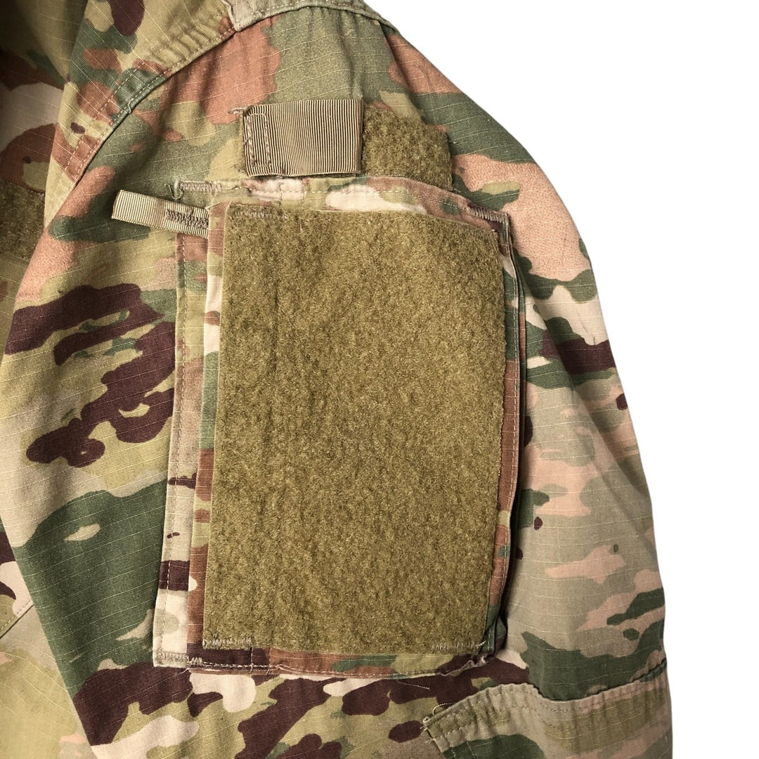 Authentic US military camouflage pattern Multicam camo ripstop military combat jacket, made in USA, size LARGE-SHORT, equivalent to men's L cotton Beige type Vintage Second Hand