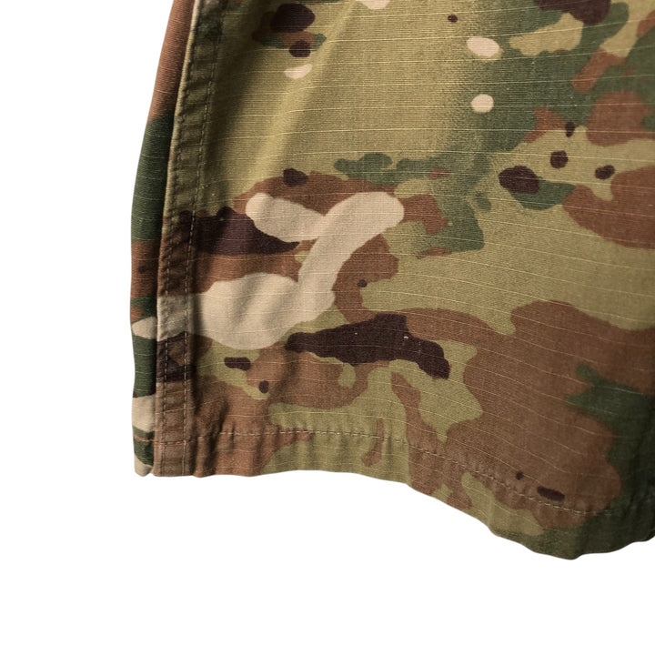 Authentic US military camouflage pattern Multicam camo ripstop military combat jacket, made in USA, size LARGE-SHORT, equivalent to men's L cotton Beige type Vintage Second Hand
