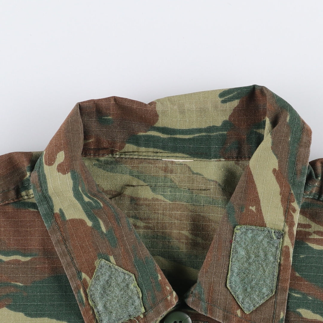 Camouflage Lizard Camo Ripstop Military Jacket, Men's Size L unclear Khaki type Vintage Second Hand