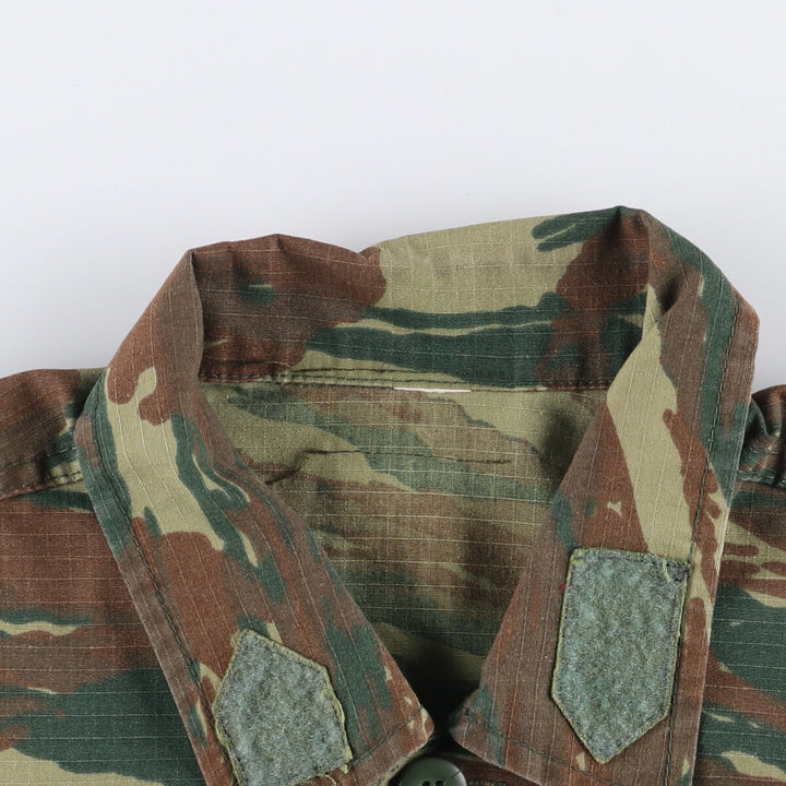 Camouflage Lizard Camo Ripstop Military Jacket, Men's Size L unclear Khaki type Vintage Second Hand