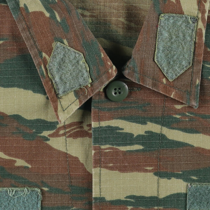 Camouflage Lizard Camo Ripstop Military Jacket, Men's Size L unclear Khaki type Vintage Second Hand