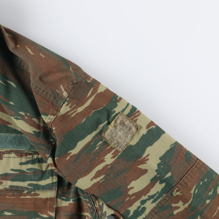 Camouflage Lizard Camo Ripstop Military Jacket, Men's Size L unclear Khaki type Vintage Second Hand
