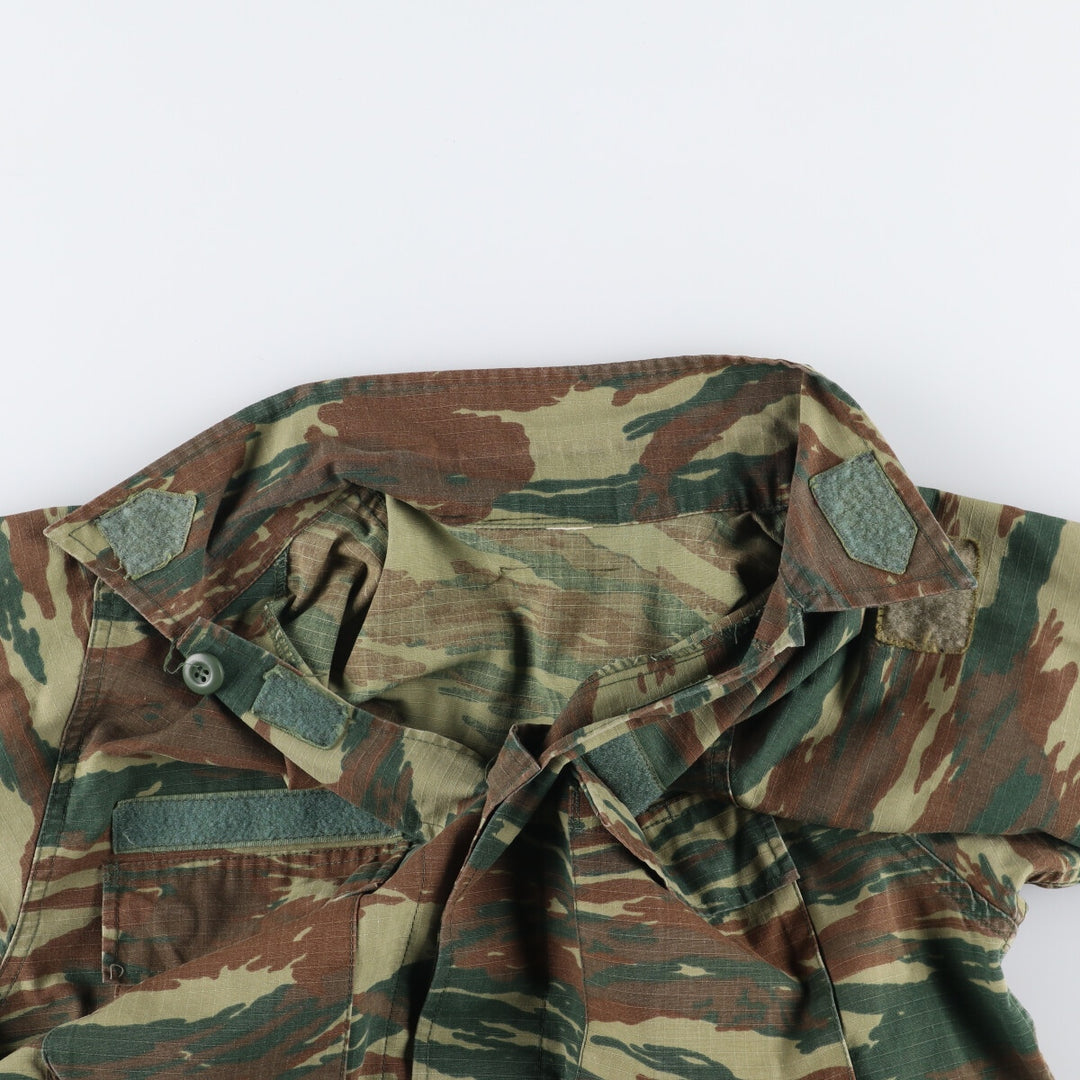 Camouflage Lizard Camo Ripstop Military Jacket, Men's Size L unclear Khaki type Vintage Second Hand