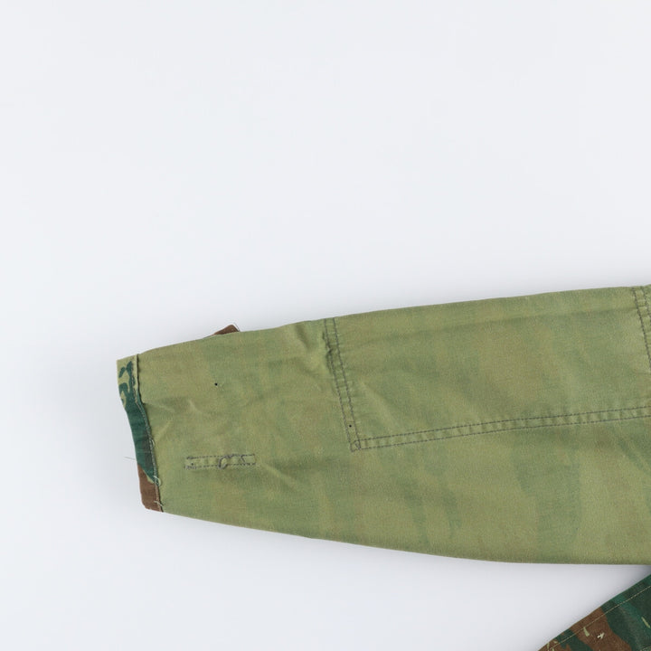 Greek Army Camouflage Pattern Lizard Camo Military Jacket, Men's Size XL unclear Khaki type Vintage Second Hand