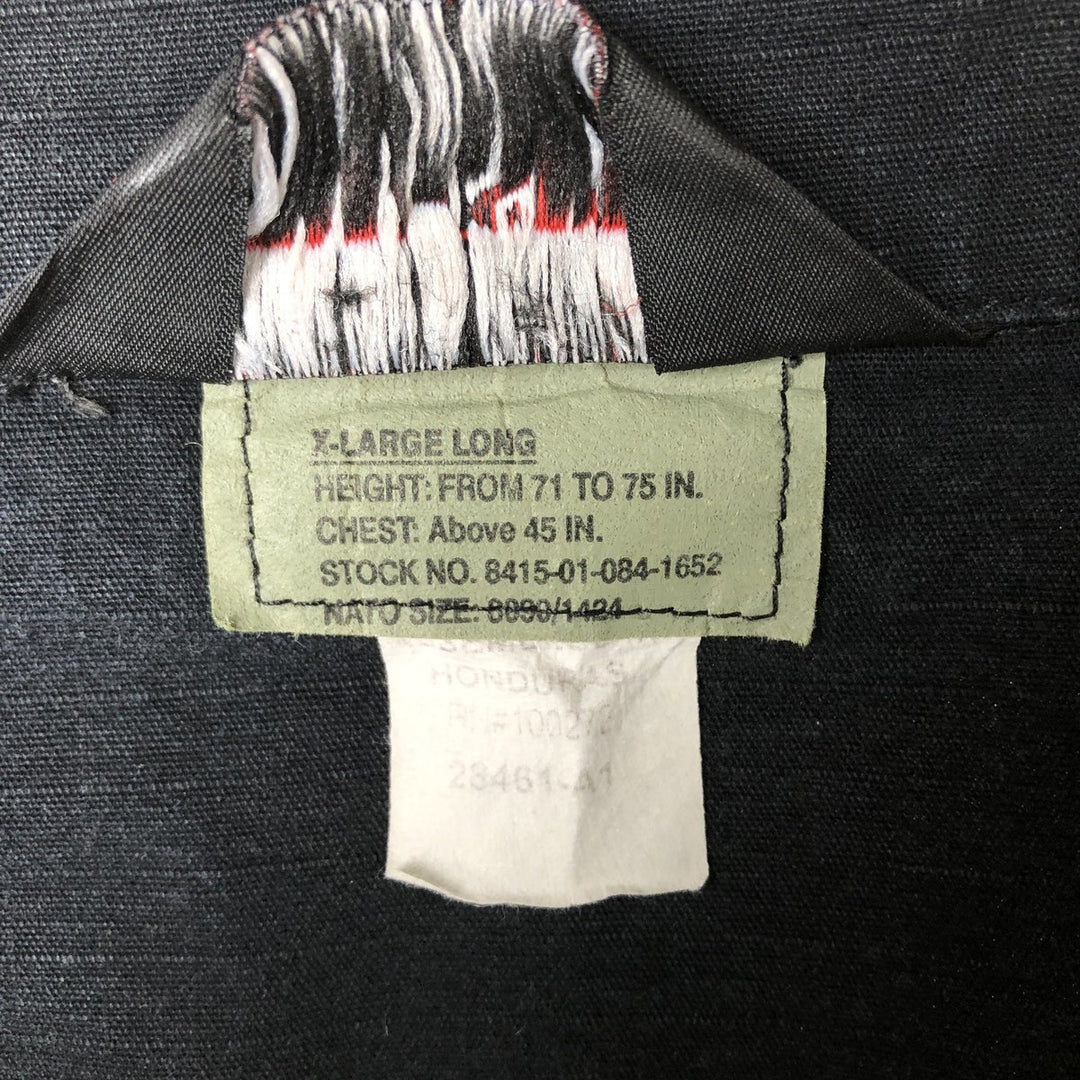Civilian Tru-Spec Ripstop Military Jacket, Men's XL cotton black type Vintage Second Hand