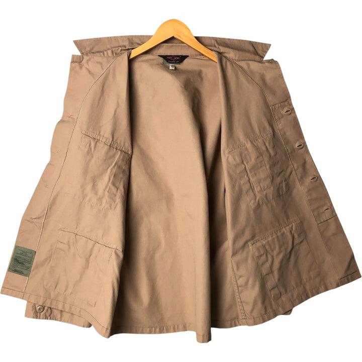 Civilian Tru-Spec Ripstop Military Jacket, Men's XL polyester Beige type Vintage Second Hand