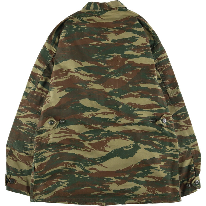 Camouflage Lizard Camo Military Jacket, Men's XL unclear Khaki type Vintage Second Hand