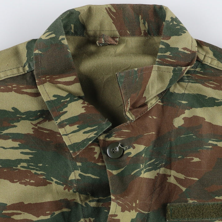 Camouflage Lizard Camo Military Jacket, Men's XL unclear Khaki type Vintage Second Hand