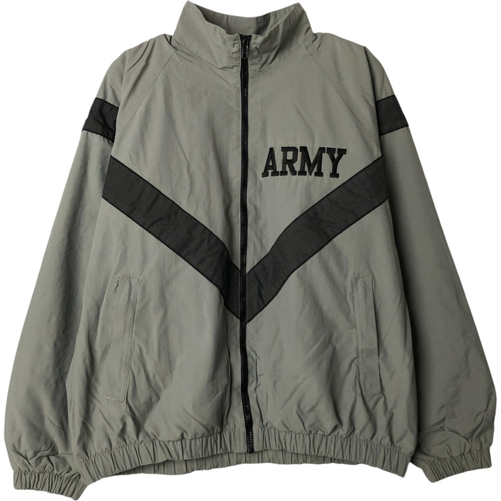 Authentic US Army PFU training jacket from the 2000s, made in the USA, large regular size, equivalent to men's size L. Nylon gray type Vintage Second Hand
