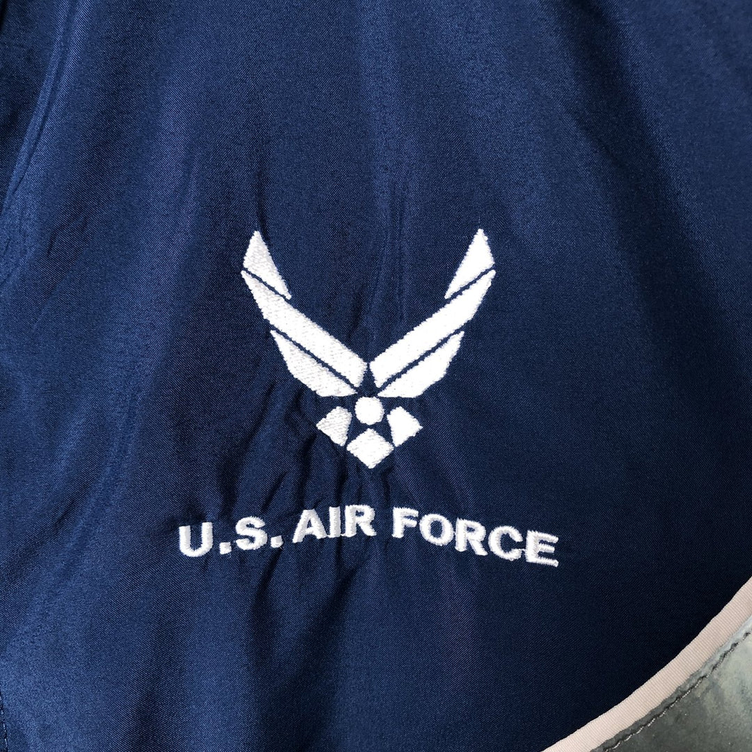 Authentic US Military USAIR Force PTU Training Jacket, Windbreaker, Made in USA, Small Regular, Men's Size Small polyester navy blue type Vintage Second Hand