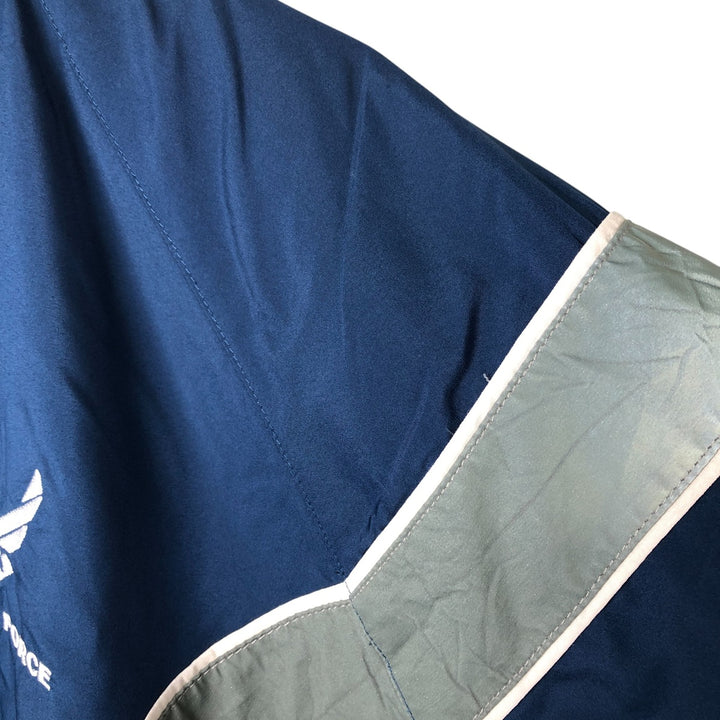 Authentic US Military USAIR Force PTU Training Jacket, Windbreaker, Made in USA, Small Regular, Men's Size Small polyester navy blue type Vintage Second Hand