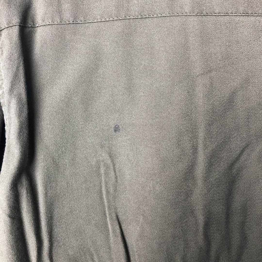 Canadian Army College Military Field Jacket, Made in Canada, Men's Size L Nylon Khaki type Vintage Second Hand