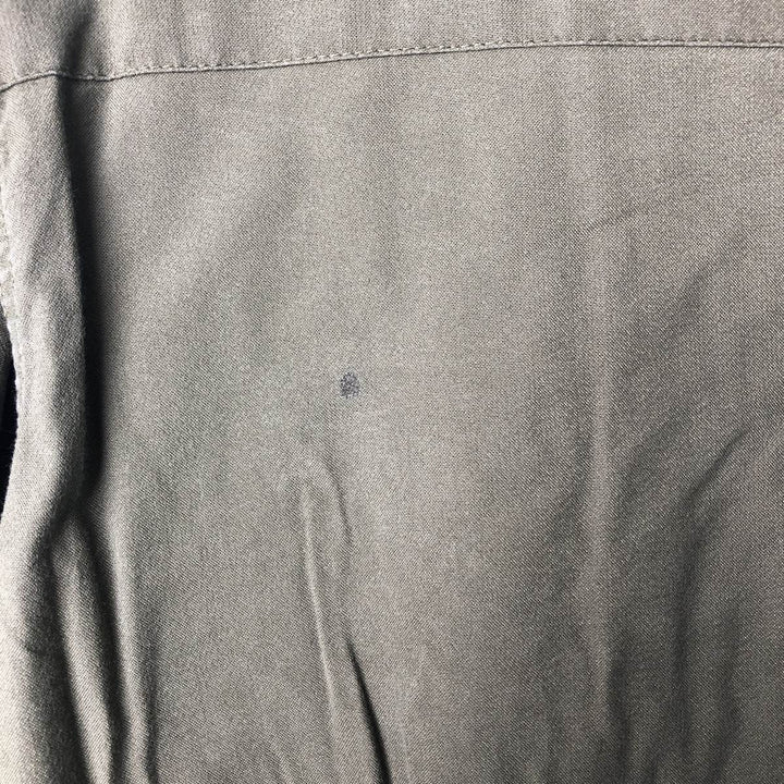 Canadian Army College Military Field Jacket, Made in Canada, Men's Size L Nylon Khaki type Vintage Second Hand