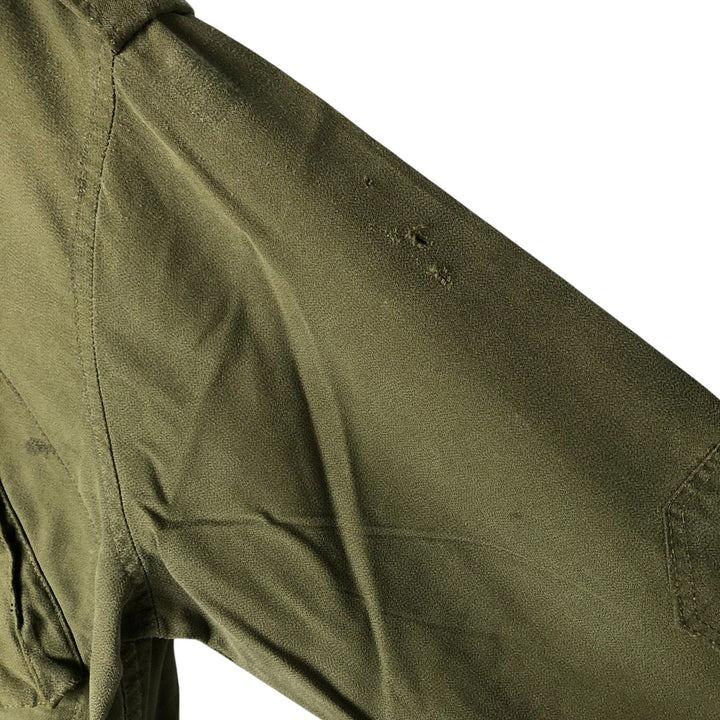 Canadian Army MK-2 Military Combat Jacket 7042, Men's Size L unclear Khaki type Vintage Second Hand