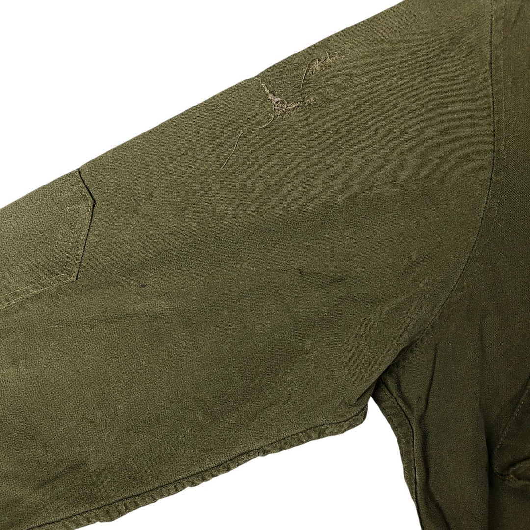 Canadian Army MK-2 Military Combat Jacket 7042, Men's Size L unclear Khaki type Vintage Second Hand
