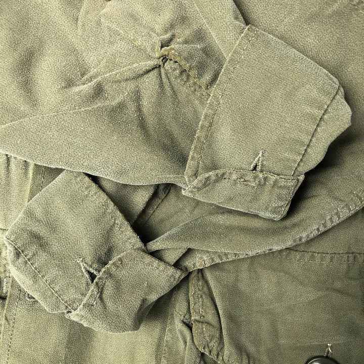 Canadian Army MK-2 Military Combat Jacket 7042, Men's Size L unclear Khaki type Vintage Second Hand