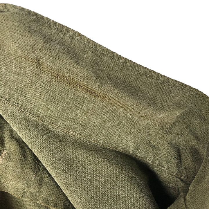 Canadian Army MK-2 Military Combat Jacket 7042, Men's Size L unclear Khaki type Vintage Second Hand