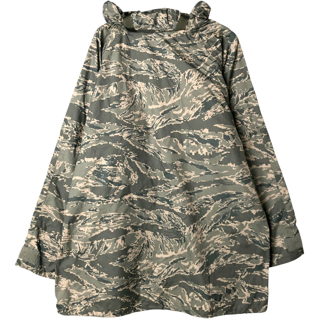 Authentic US military ABU Digital Tiger Camo Camouflage Rain Parka, Made in USA, Medium, Men's Size M unclear gray type Vintage Second Hand