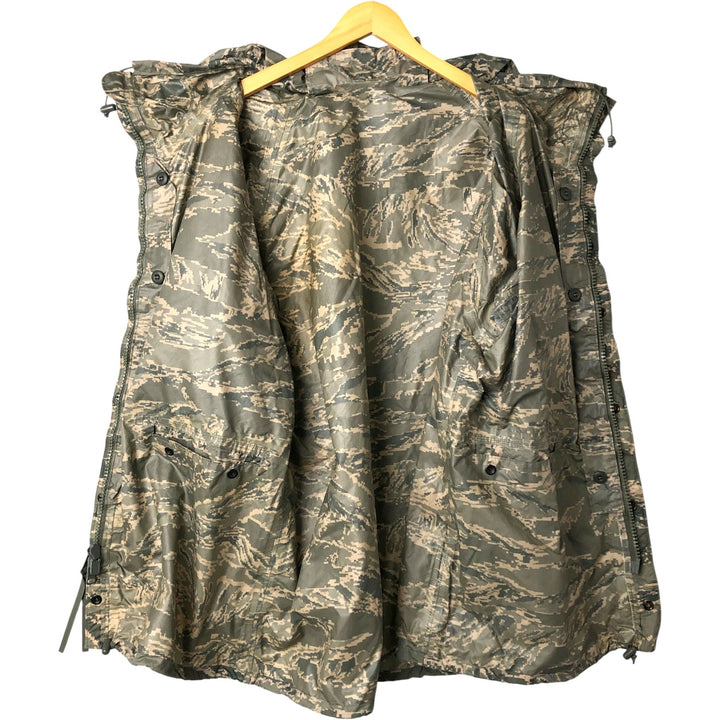 Authentic US military ABU Digital Tiger Camo Camouflage Rain Parka, Made in USA, Medium, Men's Size M unclear gray type Vintage Second Hand