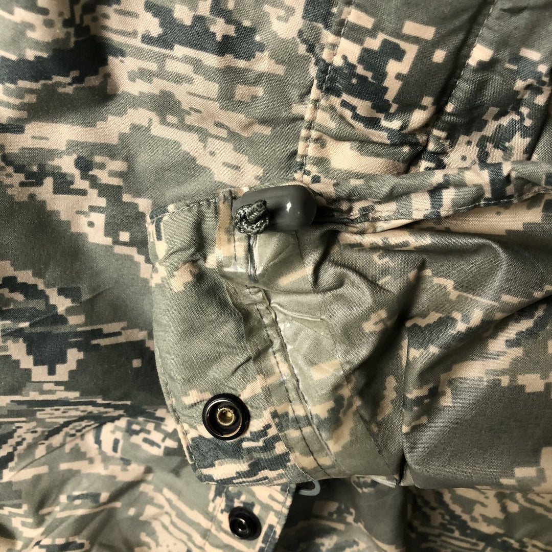 Authentic US military ABU Digital Tiger Camo Camouflage Rain Parka, Made in USA, Medium, Men's Size M unclear gray type Vintage Second Hand