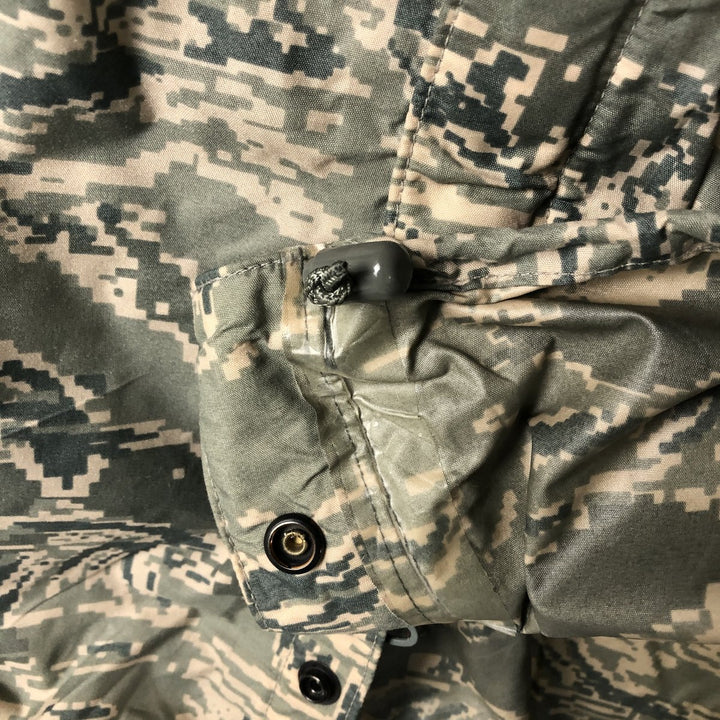 Authentic US military ABU Digital Tiger Camo Camouflage Rain Parka, Made in USA, Medium, Men's Size M unclear gray type Vintage Second Hand