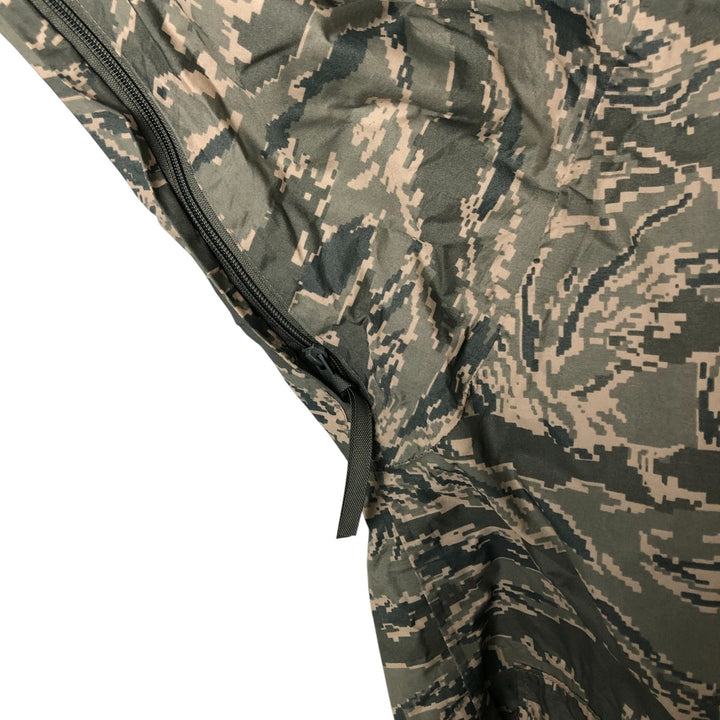 Authentic US military ABU Digital Tiger Camo Camouflage Rain Parka, Made in USA, Medium, Men's Size M unclear gray type Vintage Second Hand