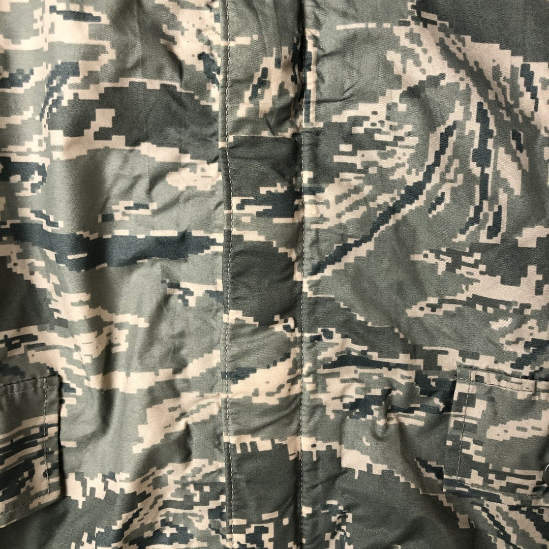 Authentic US military ABU Digital Tiger Camo Camouflage Rain Parka, Made in USA, Medium, Men's Size M unclear gray type Vintage Second Hand