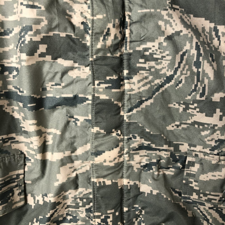 Authentic US military ABU Digital Tiger Camo Camouflage Rain Parka, Made in USA, Medium, Men's Size M unclear gray type Vintage Second Hand