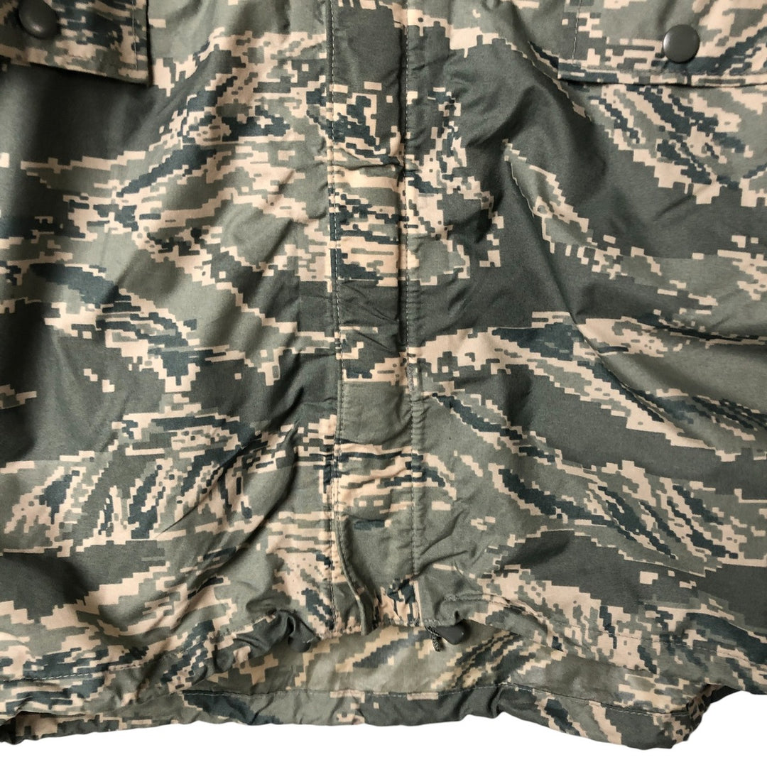 Authentic US military ABU Digital Tiger Camo Camouflage Rain Parka, Made in USA, Medium, Men's Size M unclear gray type Vintage Second Hand